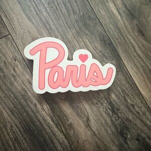 Pink Paris bedroom/home decor sign